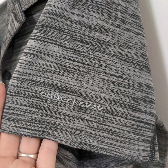 Columbia Gray heathered collard top - Picture 5 of 6